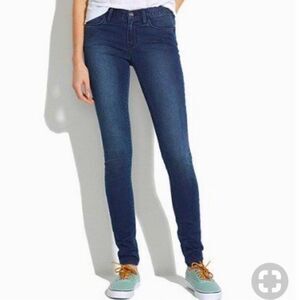 MADEWELL Dark-Wash Blue 10" High-Rise Waist Skinny Leg Jeans Size 27